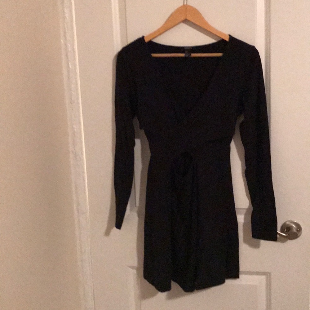 Black Fit and flare dress